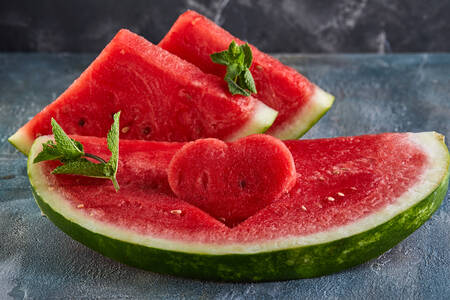 Watermelon slices