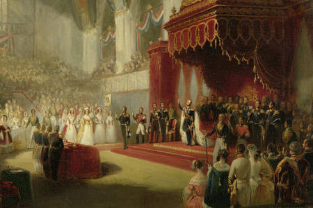 Николас Пинеман: "Інаугурація короля Вільгельма II в Новій церкві в Амстердамі 28 листопада 1840 р."
